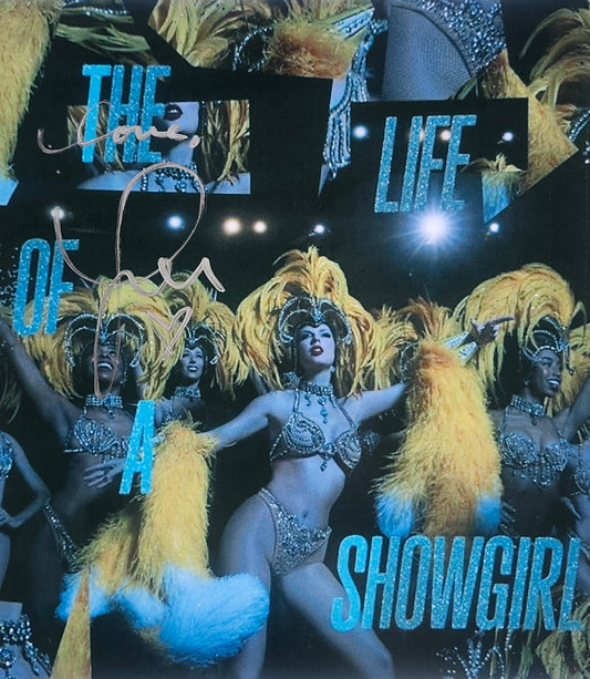 Taylor Swift signed album the life of a showgirl Boston memorabilia