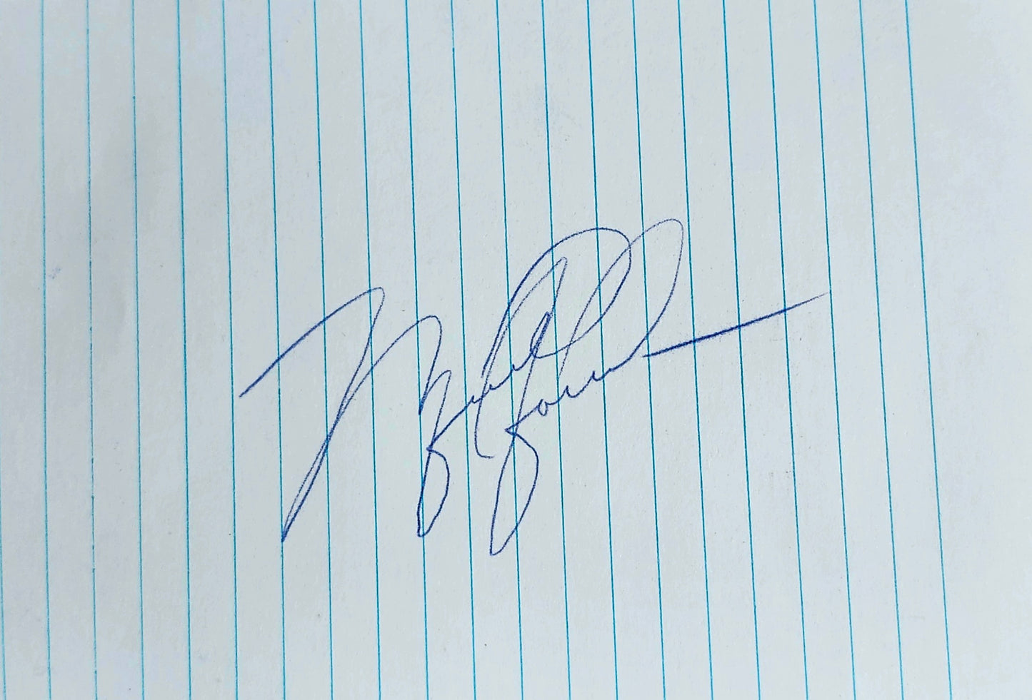 Michael Jordan Signed Paper Cut Vintage 80s COA Hologram