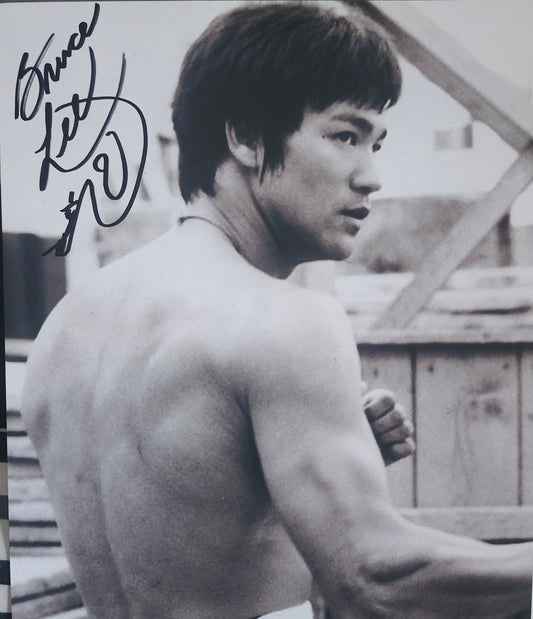 BRUCE LEE signed autographed photo COA Hologram
