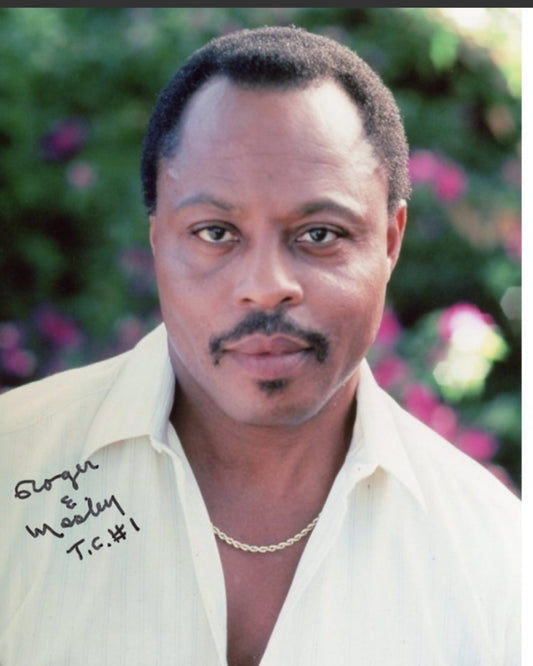 ROGER MOSLEY Signed Autographed Photo COA Hologram