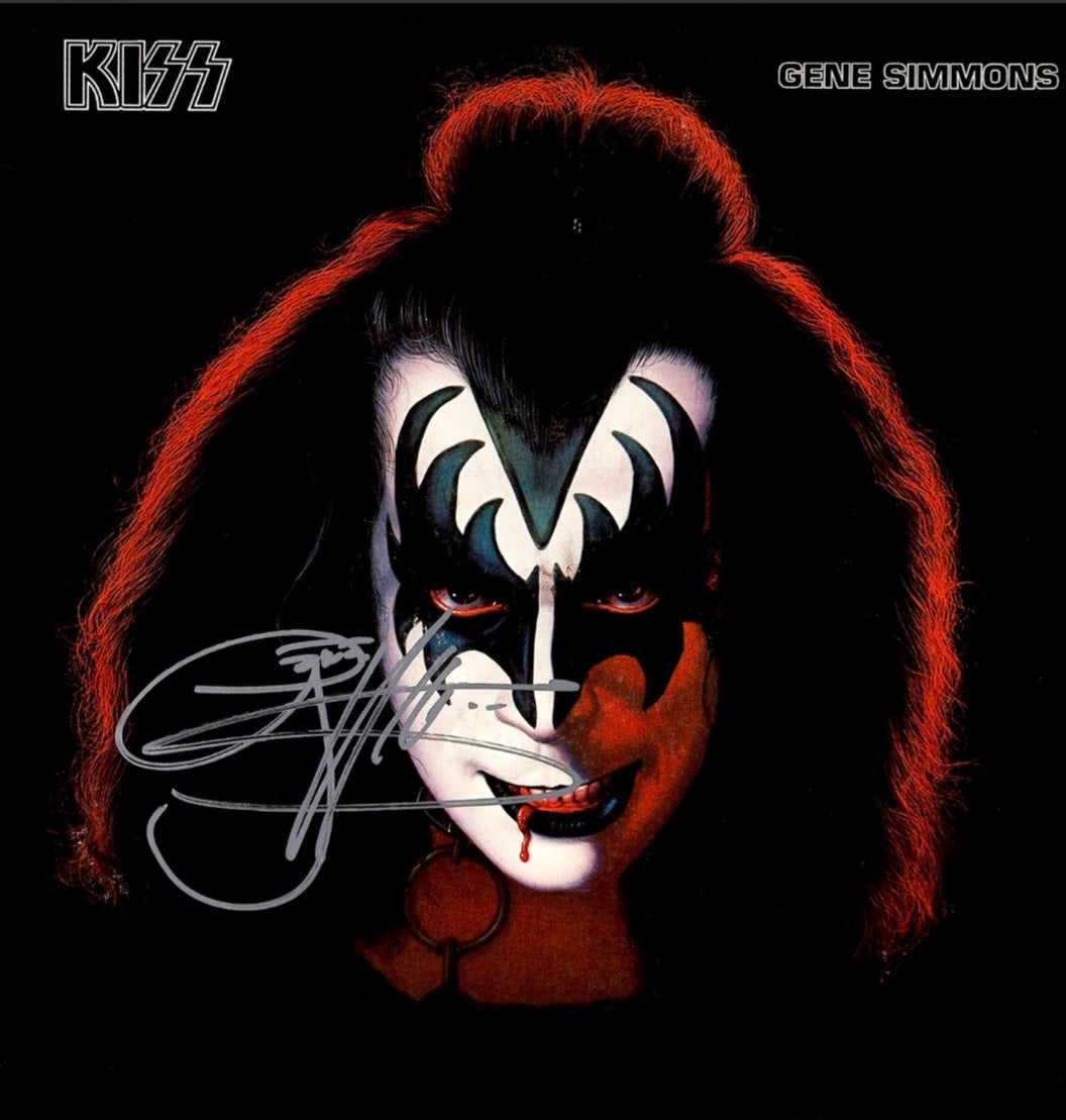 GENE SIMMONS Signed Album COA Hologram