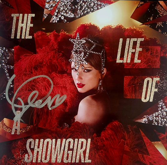 TAYLOR SWIFT Signed Album The Life of a Showgirl COA Hologram