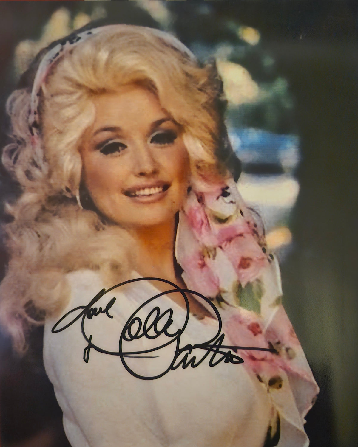 DOLLY PARTON signed autographed photo lovely smile COA Hologram