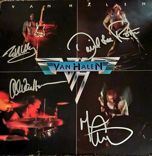 VAN HALEN signed autographed debut album COA Hologram