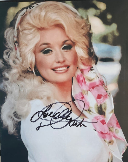 DOLLY PARTON signed autographed photo lovely smile COA Hologram