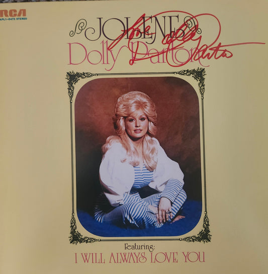 DOLLY PARTON Signed Autographed Album Jolene COA Hologram