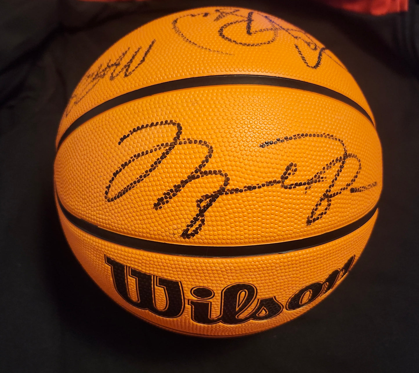 MICHAEL JORDAN MAGIC BIRD Signed Basketball COA Hologram