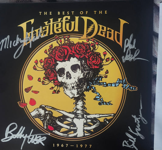 Grateful Dead signed album in silver marker by Boston memorabilia