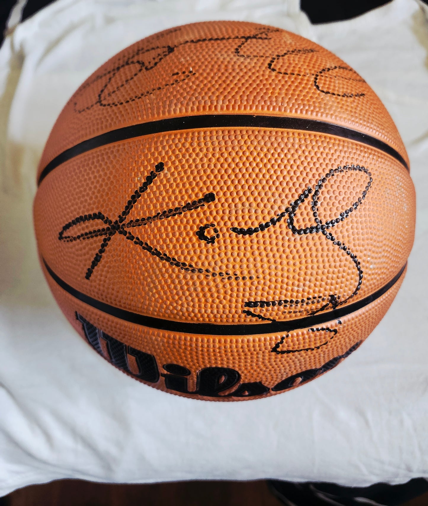 MICHAEL JORDAN KOBE BRYANT Signed Basketball COA Hologram