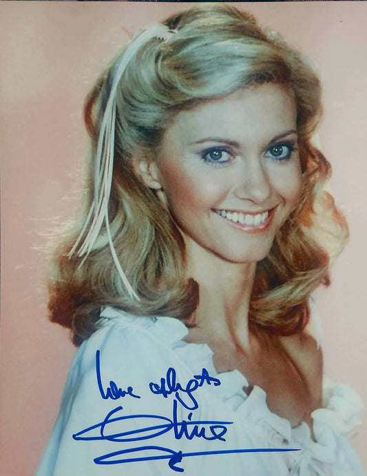 OLIVIA NEWTON JOHN signed autographed photo COA Hologram