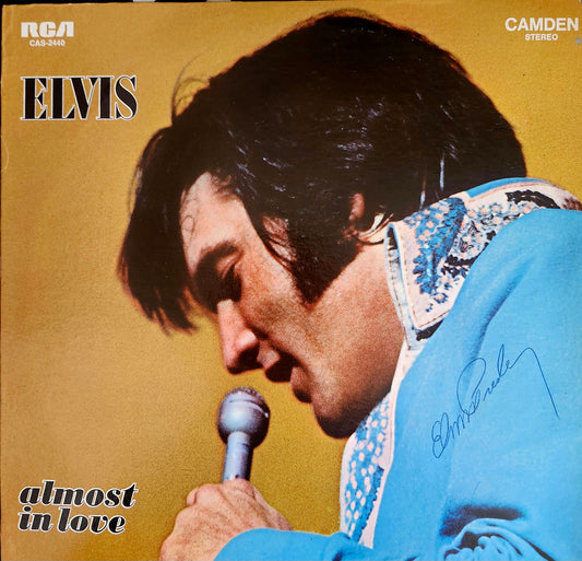 ELVIS PRESLEY signed autographed album COA Hologram