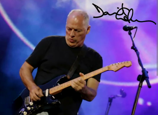 David Gilmour signed photo titled Jam by Boston memorabilia