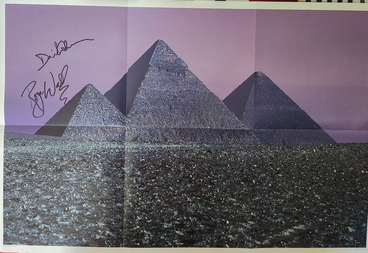 PINK FLOYD WATERS- GILMOUR Signed Autographed Poster COA Hologram