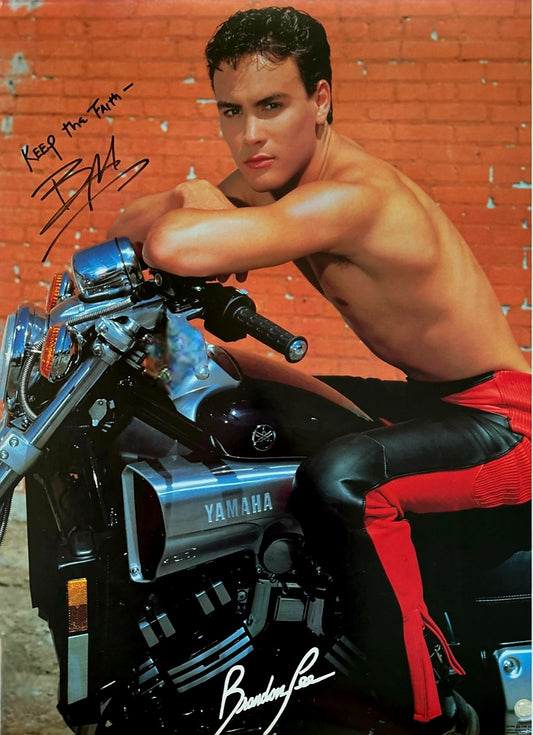 Brandon Lee signed photo Keep the Faith by Boston memorabilia