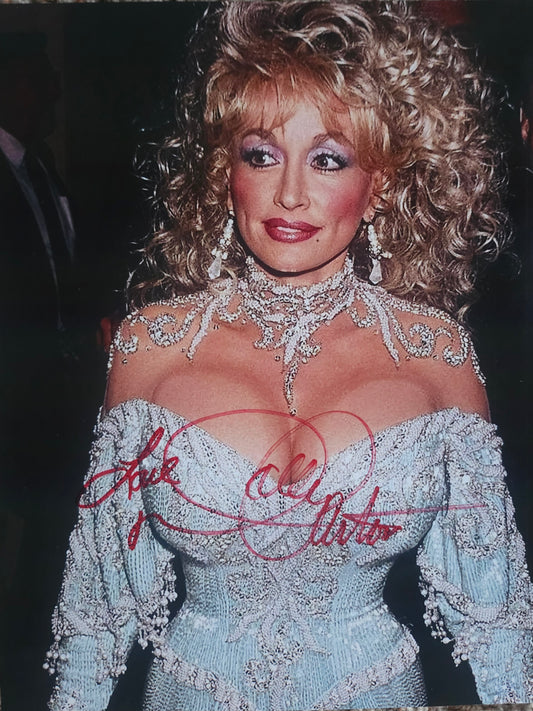 DOLLY PARTON signed autographed photo COA Hologram