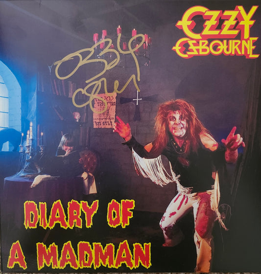 OZZY OSBOURNE Signed Album Diary of a Madman COA hologram
