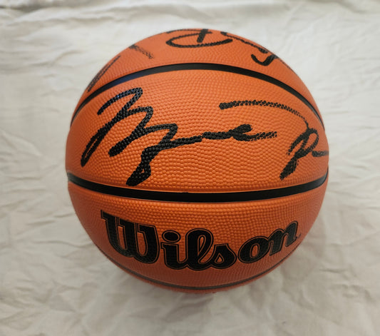 MICHAEL JORDAN MAGIC BIRD Signed Basketball COA Hologram