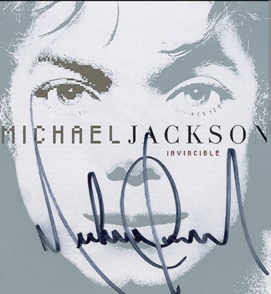 MICHAEL JACKSON Signed CD COA Hologram