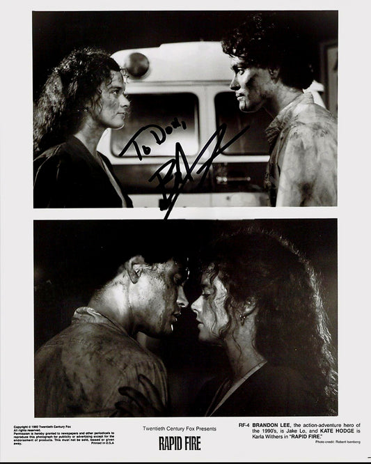 Brandon Lee signed photo Rapid Fire by Boston memorabilia