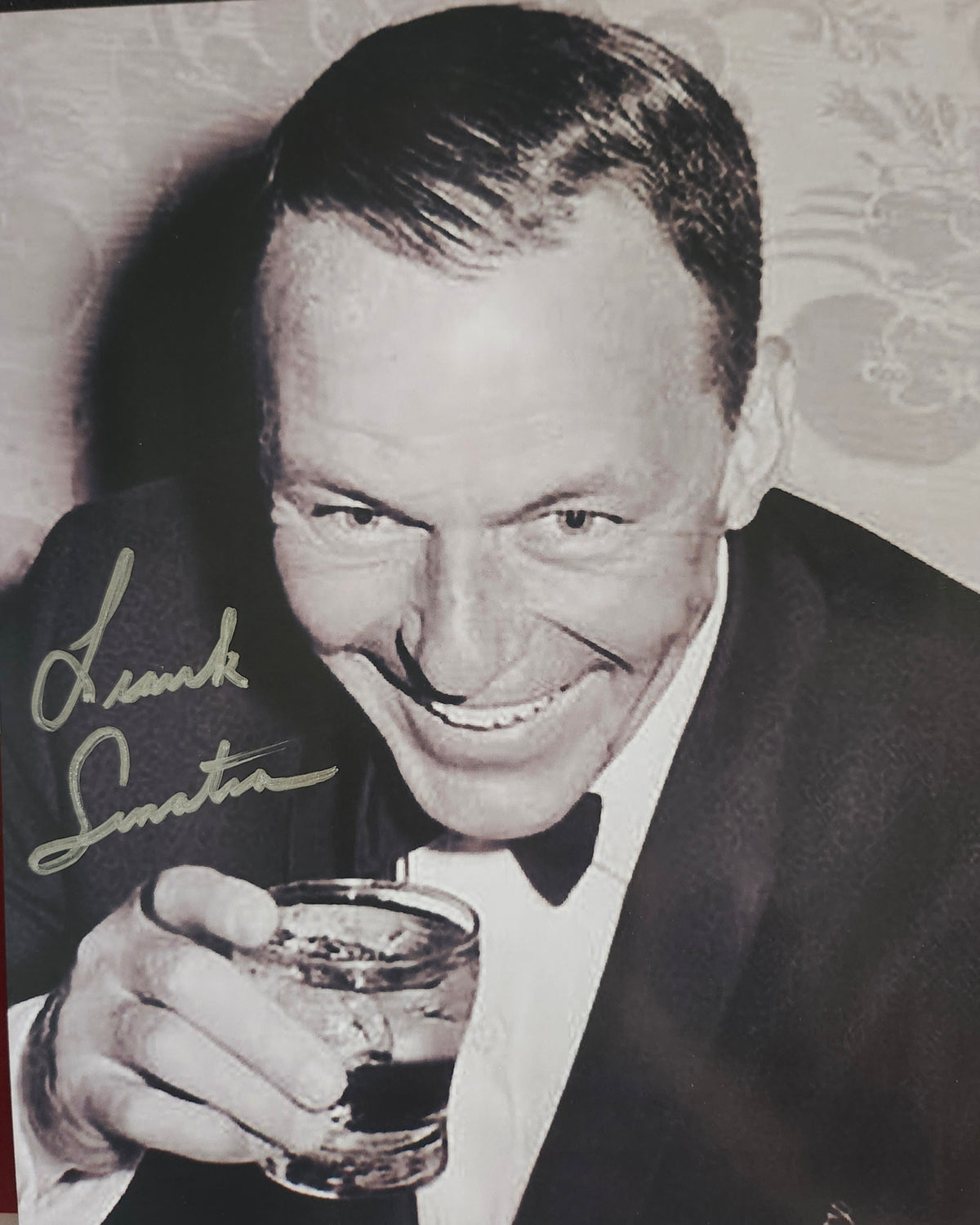 FRANK SINATRA signed autographed photo a toast COA Hologram