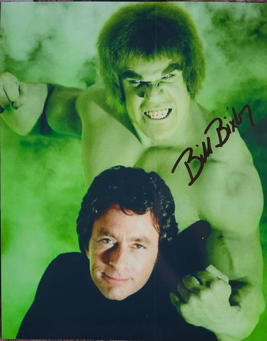 BILL BIXBY The Incredible Hulk signed autographed photo COA Hologram