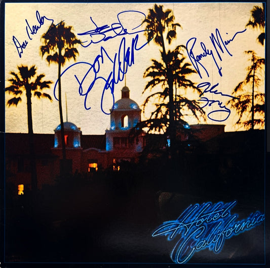 THE EAGLES Band Signed Autographed Album Hotel California COA Hologram