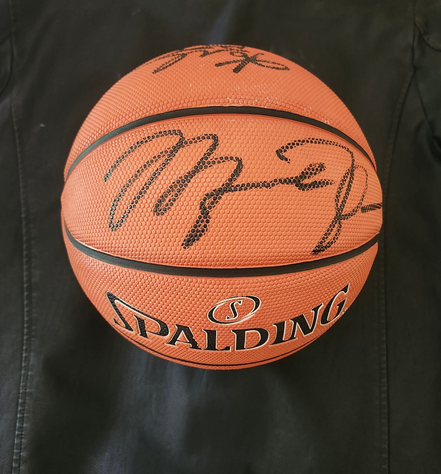 MICHAEL JORDAN KOBE BRYANT Signed Basketball COA Hologram