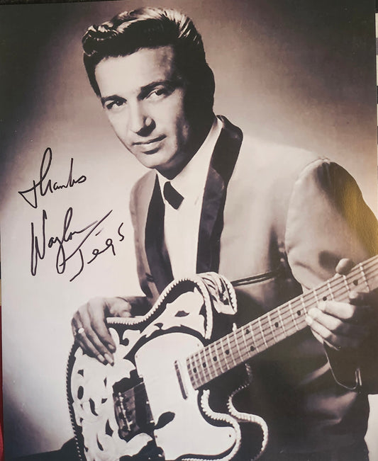 WAYLON JENNINGS signed autographed photo vintage COA Hologram