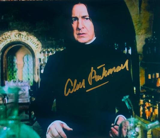 ALAN RICKMAN signed autographed photo COA Hologram