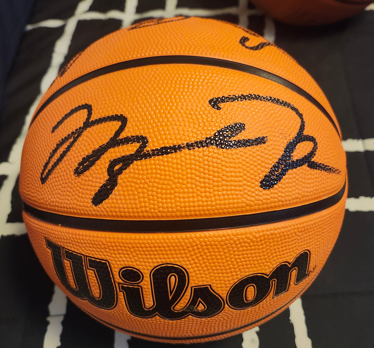 JORDAN MAGIC BIRD Signed Basketball COA Hologram