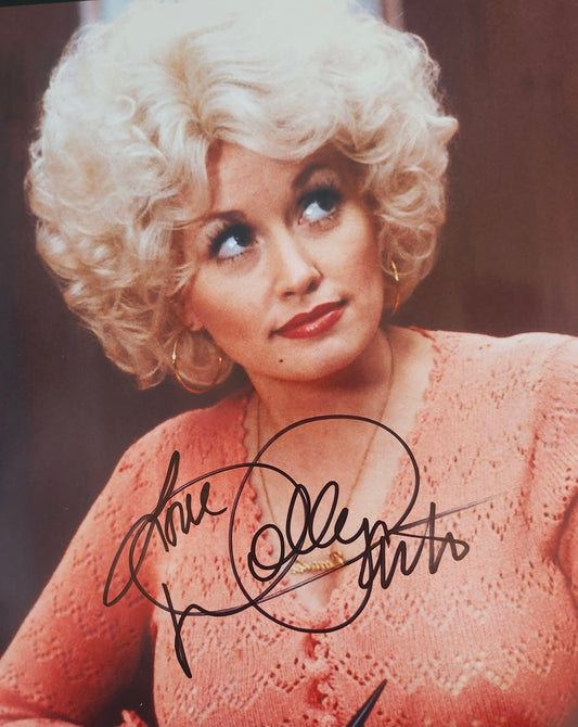 DOLLY PARTON Signed Photo COA Hologram