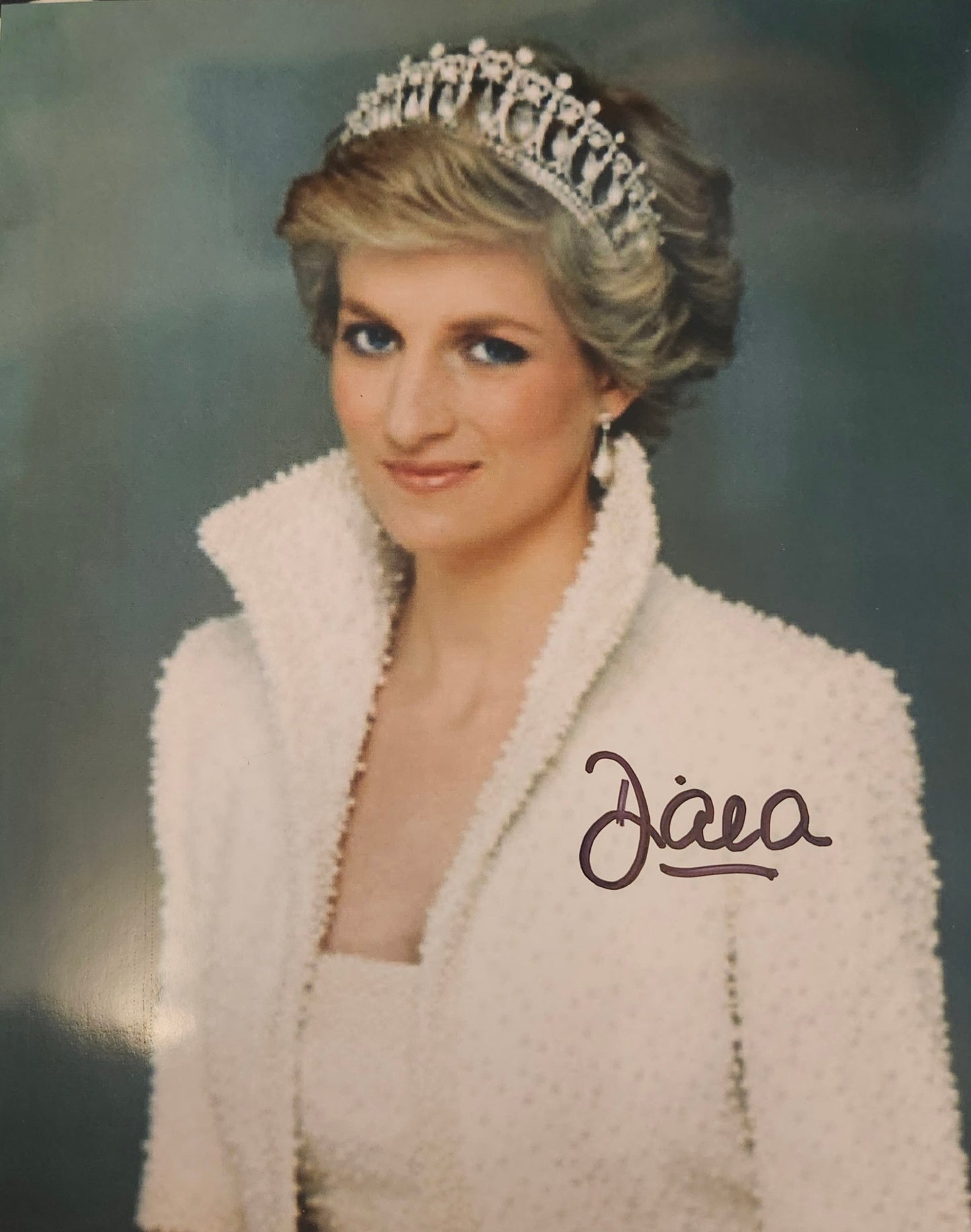 PRINCESS DIANA signed autographed photo COA Hologram