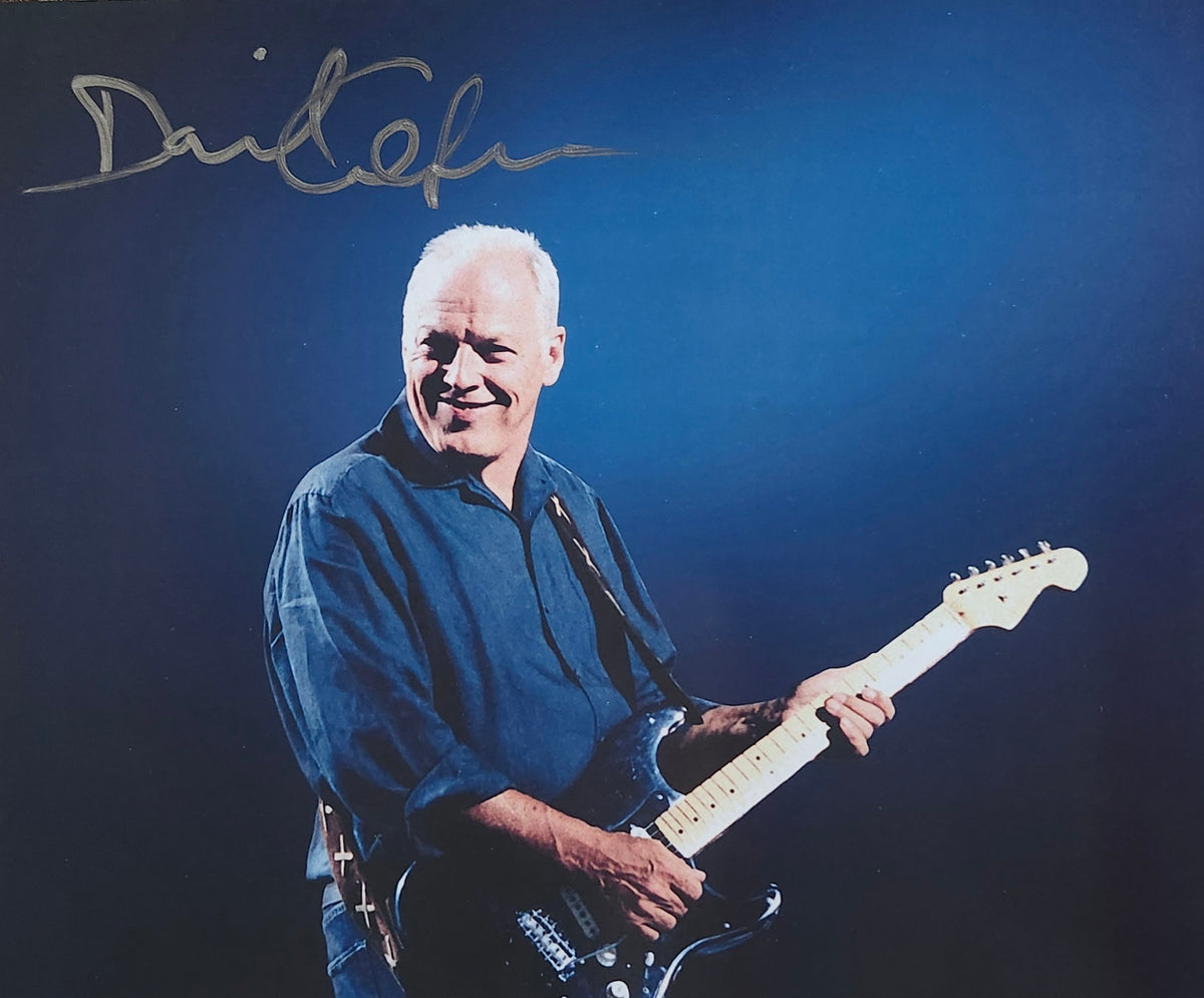 DAVID GILMOUR Signed Autographed Photo COA Hologram