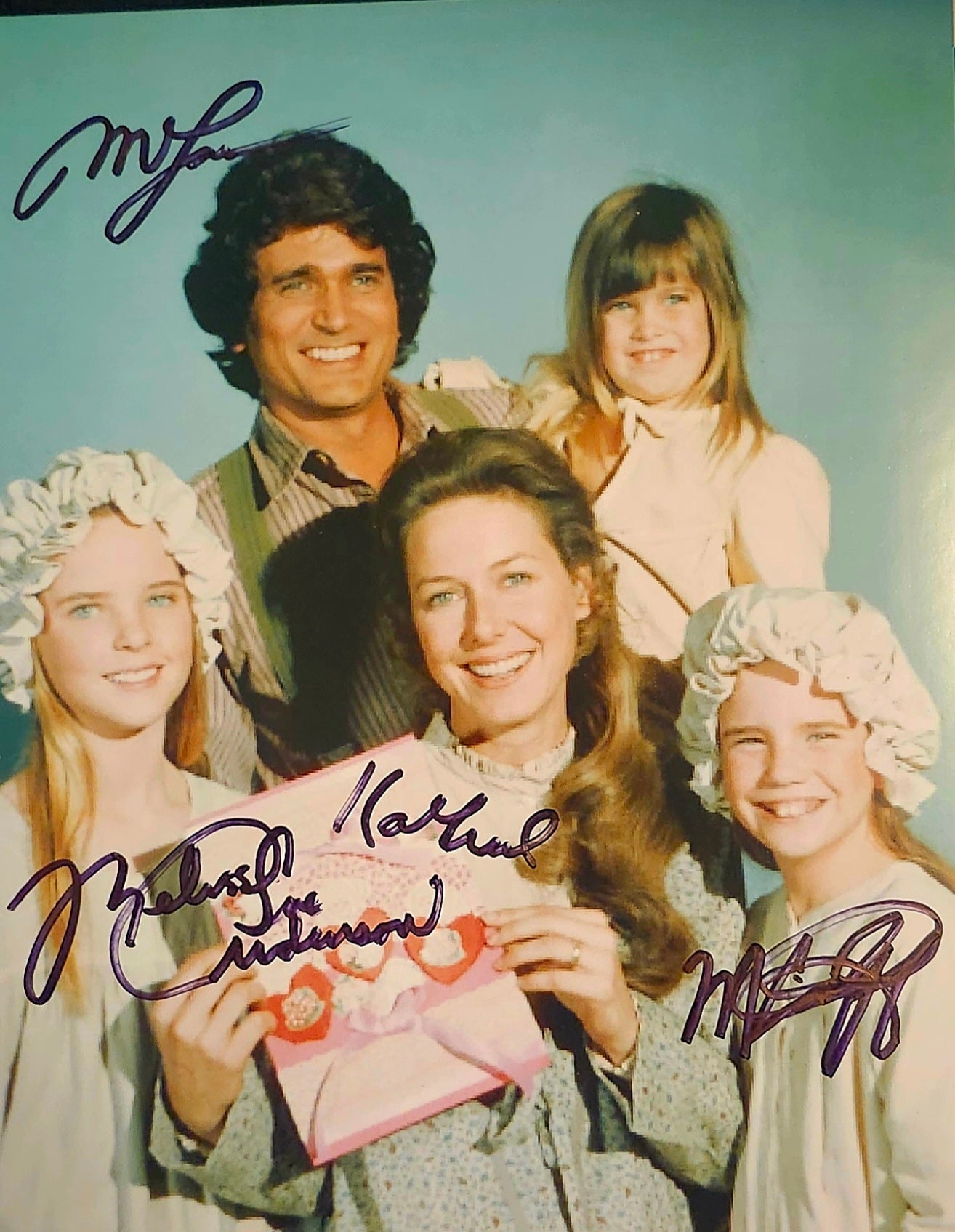 LITTLE HOUSE ON THE PRAIRIE cast signed autographed photo COA Hologram