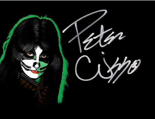 Peter Chris signed photo silver marker Boston memorabilia
