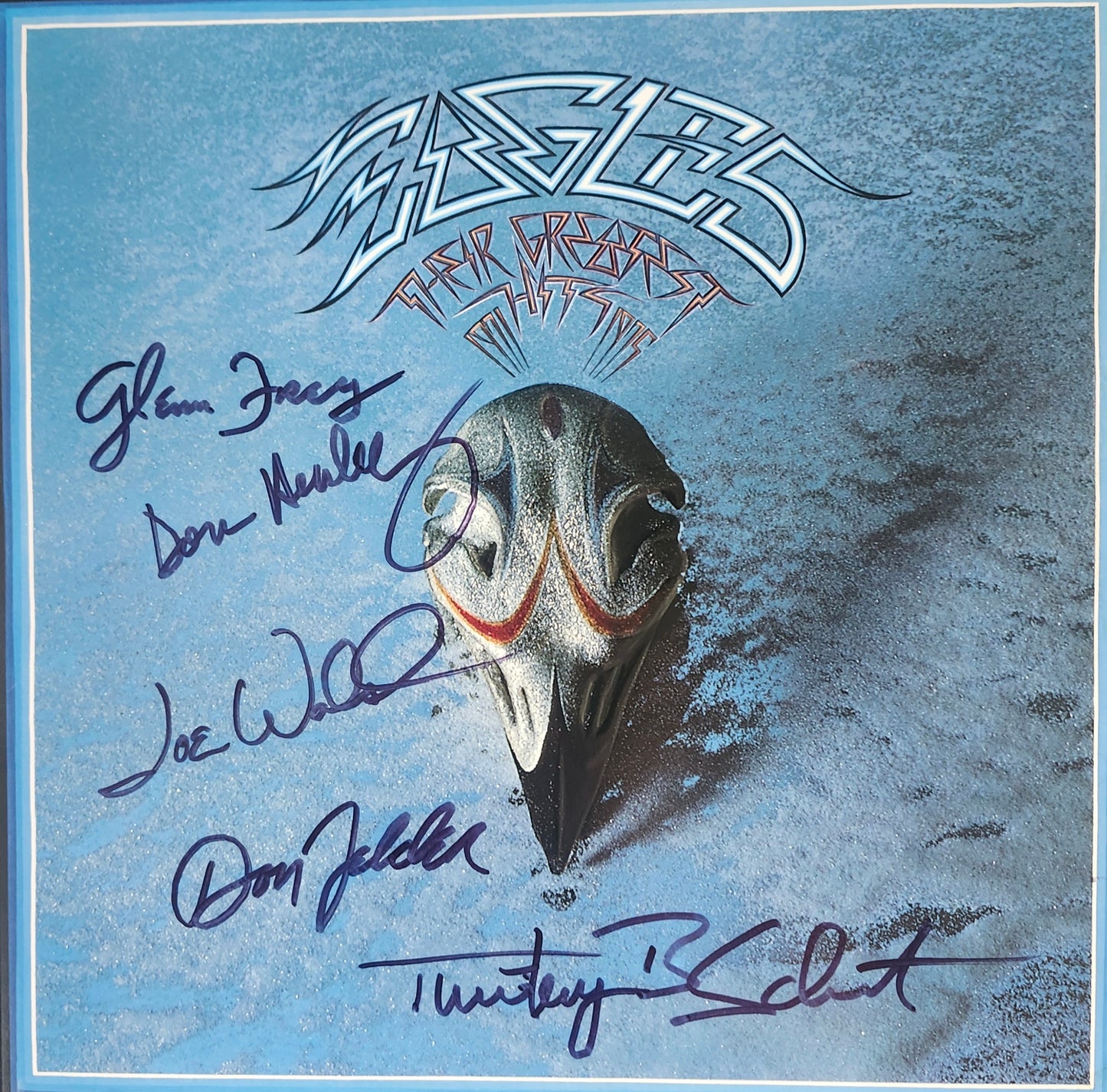 THE EAGLES Band Signed Autographed Album Their Greatest Hits COA Hologram