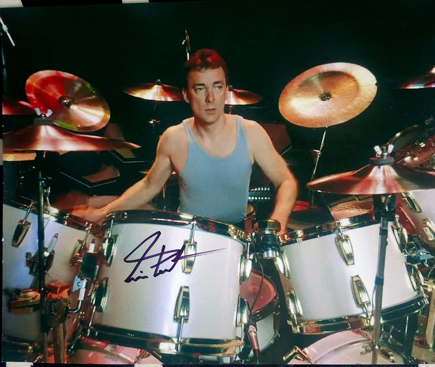NEIL PEART signed autographed photo professor COA Hologram