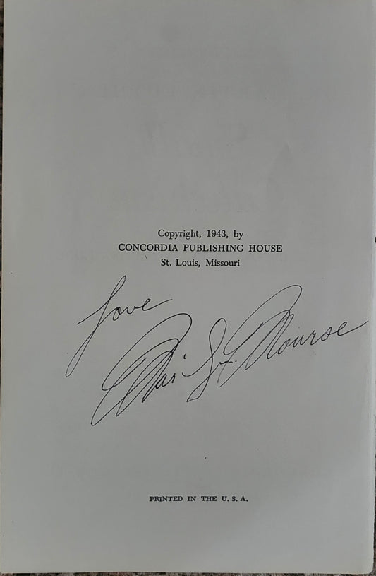 MARILYN MONROE Signed Autographed Photo Love COA Hologram
