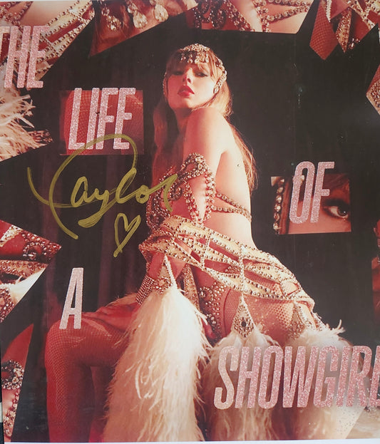 TAYLOR SWIFT Signed Album the life of a show girl special edition COA hologram
