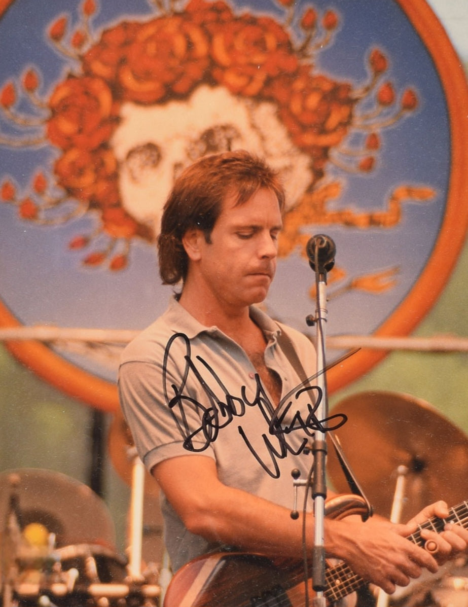 BOB WEIR Signed Photo COA hologram