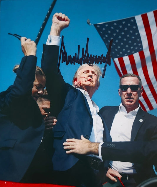 Donald Trump Signed Autographed hoto COA Hologram
