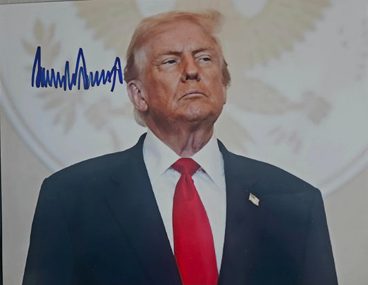 DONALD TRUMP Signed Photo  COA Hologram
