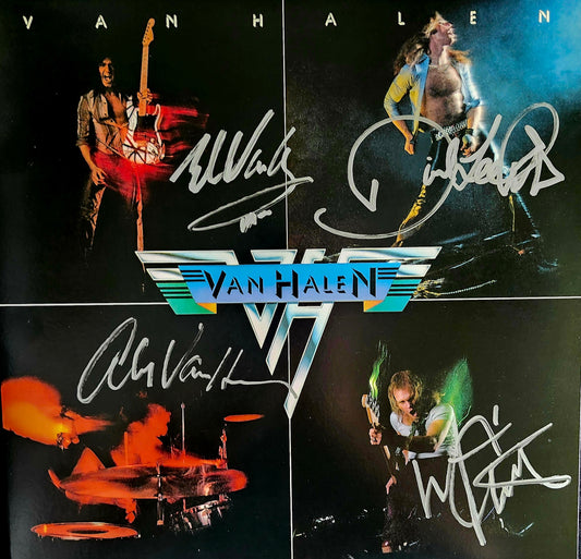 VAN HALEN signed autographed debut album COA Hologram
