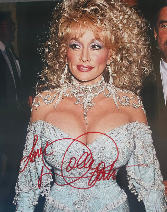 DOLLY PARTON signed autographed photo guitar COA Hologram