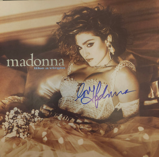 Madonna Signed Autographed Album Like a Virgin COA Hologram