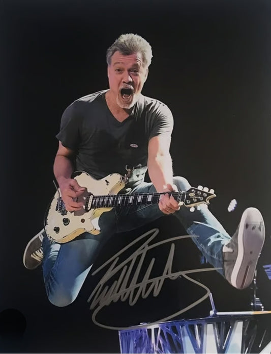 EDDIE VAN HALEN signed autographed photo later years COA Hologram