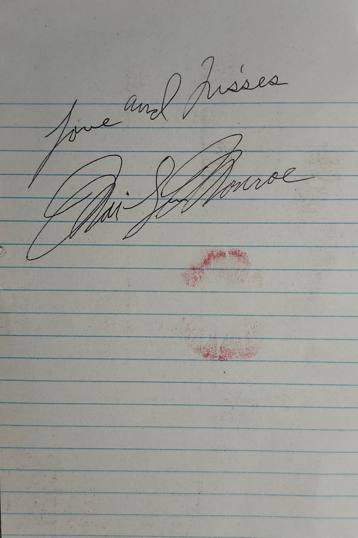 MARILYN MONROE Signed Autographed Photo COA Hologram
