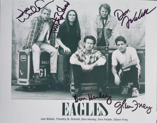 THE EAGLES Signed Photo COA Hologram