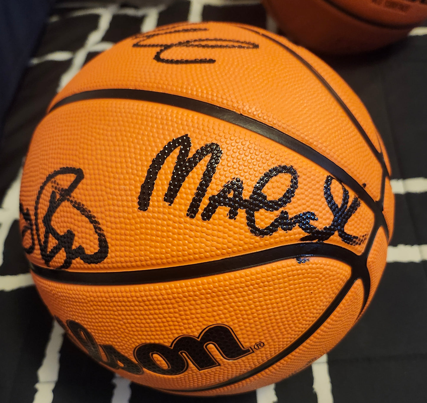 JORDAN MAGIC BIRD Signed Basketball COA Hologram