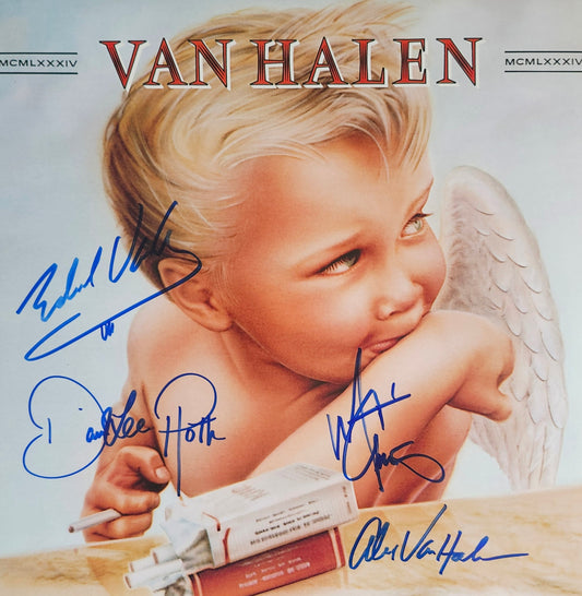 VAN HALEN Signed Album 1984 Certified